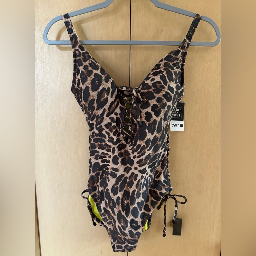 Animal Print One-Piece Swimsuit - NWT